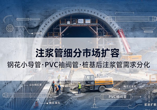 呼和浩特注浆管细分市场扩容，隧道钢花小导管、PVC 袖阀管、桩基后注浆管需求分化